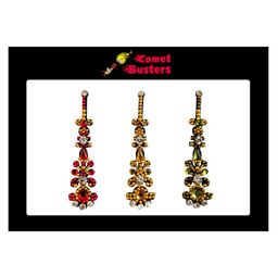 Comet Busters Embellished Bindis - 3 Pcs-37