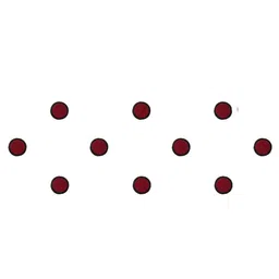 Comet Busters 10 Pcs Reusable Bindis - Maroon & Black-5