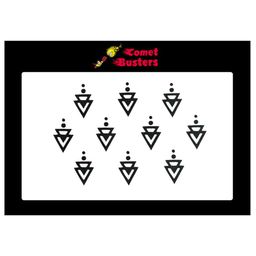 Comet Busters Black Bindis - 10 Pcs-41