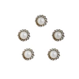 Comet Busters White Stone Studded Bindis - 5 Pcs image 3