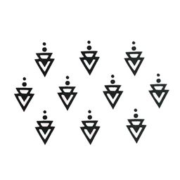 Comet Busters Black Bindis - 10 Pcs image 3