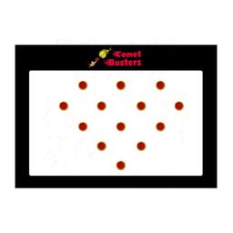 Comet Busters 13 Pcs Beaded Reusable Circular Designer Bindis - Red image 3