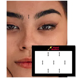 Comet Busters 10 Pcs Reusable Designer Bindis - Black image 2