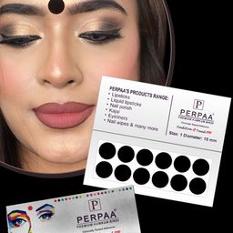 PERPAA Set of 2 Black Velvet Kumkum Bindi Box with 15 Flaps Each - Size 1 image 4