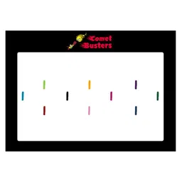 Comet Busters 10 Pcs Reusable Designer Bindis - Multicoloured-16
