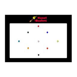 Comet Busters 9 Pcs Embellished Reusable Designer Bindis - Multicoloured-4