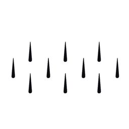 Comet Busters 10 Pcs Reusable Designer Bindis - Black image 2