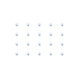 Comet Busters Handcrafted Beautiful Traditional Designer Bindi - BIN2040-White image 2