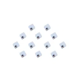 Comet Busters Handcrafted Beautiful Traditional Designer Bindi - BIN2034-White image 2