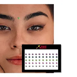 Comet Busters 50 Pcs Reusable Designer Bindis - Multicoloured image 2