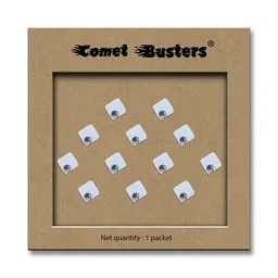 Comet Busters Handcrafted Beautiful Traditional Designer Bindi - BIN2034-White image 3