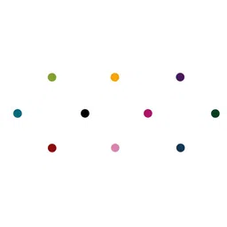 Comet Busters 10 Pcs Reusable Bindis - Multicoloured image 2