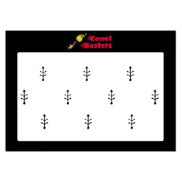 Comet Busters 10 Pcs Black Reusable Bindi image 2