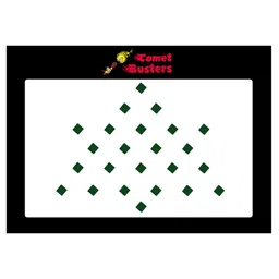 Comet Busters 24 Pcs Reusable Diamond-Shaped Designer Bindis - Green image 2