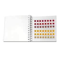 Comet Busters Multicolored The Mini Bindi Book 7 - Round Bindis with Stone 288 image 2