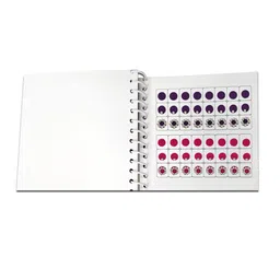 Comet Busters Multicolored The Mini Bindi Book 7 - Round Bindis with Stone 288 image 5