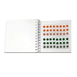 Comet Busters Multicolored The Mini Bindi Book 7 - Round Bindis with Stone 288 image 4