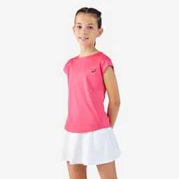 kuikma Girls' Tennis T-Shirt Soft - Carmine Pink-picture-16