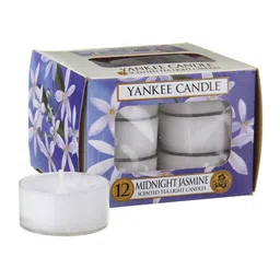 YANKEE CANDLE Set Of 12 White Midnight Jasmine Tealight Candles-75