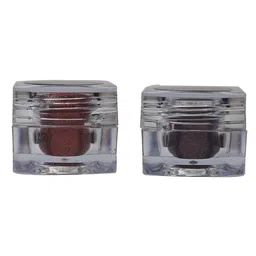 Veoni BELLE Set of 2 HD Holographic Glitter Eyeshadows 5g Each - Ruby Red + Wine-13