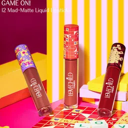 Lovechild Masaba Game On Mad-Matte Liquid Lipstick with Caffeine 5ml - Clear The Lane 11 image 5