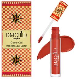 Lovechild Masaba Game On Mad-Matte Liquid Lipstick with Caffeine 5ml - Striker 04-12