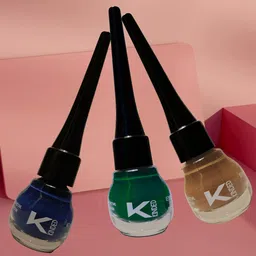 KINDED Set of 3 Waterproof & Long Lasting Matte Liquid Eye Liner - 5 ml each-17