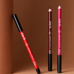 SHRYOAN Set Of 4 Pretty Me Bold Lipliner & Eye Liner Matte Pencil- 1.8g Each-8