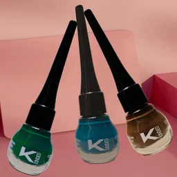 KINDED Set of 3 Waterproof & Long Lasting Matte Liquid Eye Liner - 5 ml each-7