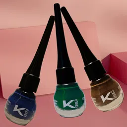 KINDED Set of 3 Waterproof & Long Lasting Matte Liquid Eye Liner - 5 ml each-15