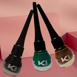 KINDED Set of 3 Waterproof & Long Lasting Matte Liquid Eye Liner - 5 ml each-5