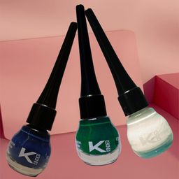 KINDED Set of 3 Waterproof & Long Lasting Matte Liquid Eye Liner - 5 ml each-17