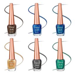 ForSure Set of 6 Sparkle Shine Glitter Liquid Eyeliners 7 ml Each - 01, 02, 03, 04, 05, 07-42