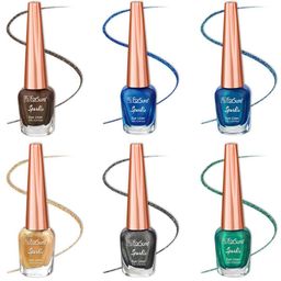 ForSure Set of 6 Sparkle Shine Glitter Liquid Eyeliners 7 ml Each - 02, 03, 04, 06, 07, 08-41