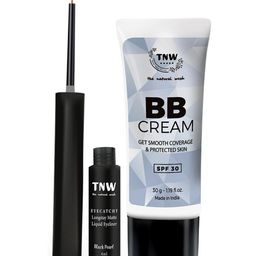 TNW the natural wash BB Cream Light Shade & Matte Liquid Eyeline-36