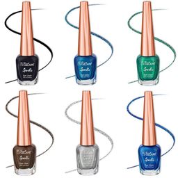 ForSure Set of 6 Sparkle Shine Glitter Liquid Eyeliners 7 ml Each - 01, 03, 05, 06, 07, 08-18