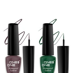 ONE on ONE Set of 2 Waterproof Long Lasting Smudge-Proof Eyeliner - 5 ml each-12