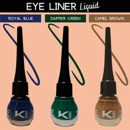 KINDED Set of 3 Waterproof & Long Lasting Matte Liquid Eye Liner - 5 ml each image 5