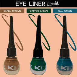 KINDED Set of 3 Waterproof & Long Lasting Matte Liquid Eye Liner - 5 ml each image 5