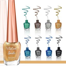 ForSure Set of 6 Sparkle Shine Glitter Liquid Eyeliners 7 ml Each - 01, 02, 04, 05, 06, 07 image 4