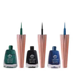Looks United Set Of 3 Metallic Long Lasting Intense Single Stroke Eyeliner - 5 ml Each image 3