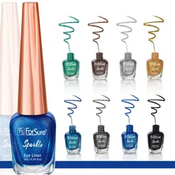 ForSure Set of 6 Sparkle Shine Glitter Liquid Eyeliners 7 ml Each - 01, 02, 03, 04, 05, 07 image 4