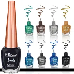 ForSure Set of 6 Sparkle Shine Glitter Liquid Eyeliners 7 ml Each - 01, 02, 04, 05, 06, 08 image 2