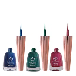 Looks United Set Of 3 Metallic Long Lasting Intense Single Stroke Eyeliners - 5 ml Each image 2
