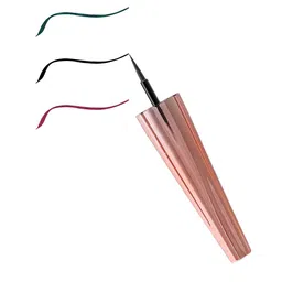 Looks United Set Of 3 Metallic Long Lasting Intense Single Stroke Eyeliner - 5 ml Each image 3