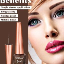 ForSure Set of 6 Sparkle Shine Glitter Liquid Eyeliners 7 ml Each - 02, 03, 04, 06, 07, 08 image 5