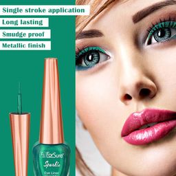 ForSure Set of 6 Sparkle Shine Glitter Liquid Eyeliners 7 ml Each - 01, 03, 05, 06, 07, 08 image 2