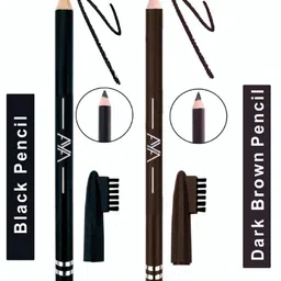 AYA Set of 6 Waterproof Eyeliner - 5ml each & 2 Eyebrow Pencil - 1.4g each image 2