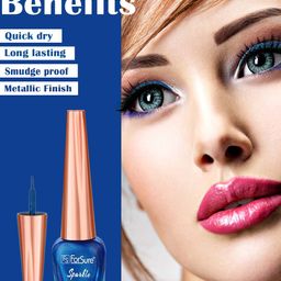 ForSure Set of 6 Sparkle Shine Glitter Liquid Eyeliners 7 ml Each - 01, 02, 03, 04, 07, 08 image 5