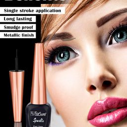 ForSure Set of 6 Sparkle Shine Glitter Liquid Eyeliners 7 ml Each - 01, 02, 03, 04, 06, 08 image 2